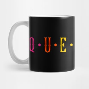 Queer AF LGBT Rainbow Mug